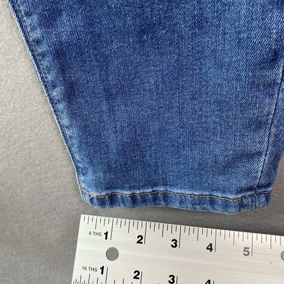 Nanette Lepore Belle High Rise‎ Crop Skinny Jeans Womens 10 Blue Denim Stretch - Picture 8 of 10